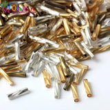 OlingArt Mixed Tube bead 2x9mm 65g/lot Twist Bugles Glass Seed Beads