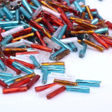 OlingArt Mixed Tube bead 2x9mm 65g/lot Twist Bugles Glass Seed Beads