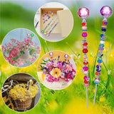 20PCS Glass Crystal Beads 5mm Large Hole Spacer Beads for Bracelet Jewelry