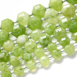 Faceted Green Olivine Stone Beads 6 8 10mm