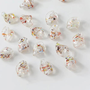20x15mm Twist Leaf Lampwork Bead DIY Jewelry Making Pendants