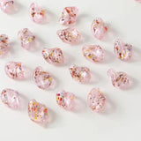 20x15mm Twist Leaf Lampwork Bead DIY Jewelry Making Pendants