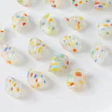 20x15mm Twist Leaf Lampwork Bead DIY Jewelry Making Pendants