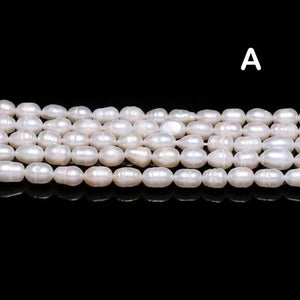 6-7mm Natural Freshwater Pearl Beads for Jewelry Making