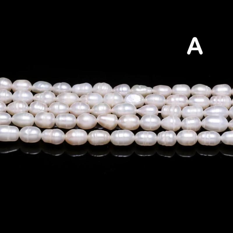 6-7mm Natural Freshwater Pearl Beads for Jewelry Making
