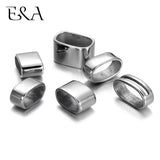 10pcs Stainless Steel Large Hole Spacer Beads for Bracelet DIY Jewelry Making