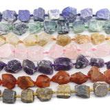 Irregular Big Gemstone Bead Quartz Howlite Natural Stone DIY Jewelry Making