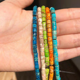 4mm Natural Sediment Jaspers Stone Beads for DIY Jewelry Making