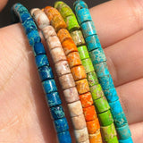 4mm Natural Sediment Jaspers Stone Beads for DIY Jewelry Making