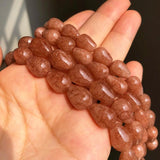 Sun Stone Beads Water Drop Loose Spacer Beads 15''Inches