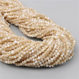 Tiny 2 3 4 MM Shell Beads Small Round for Jewelry Making DIY
