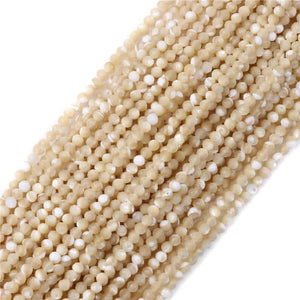 Tiny 2 3 4 MM Shell Beads Small Round for Jewelry Making DIY