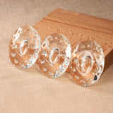 2Pcs 50mm Clear Crystal Prism Pendants Beads Charms Glass Chandelier Crystals