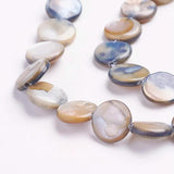 40pcs Gray Freshwater Shell Beads 10x10mm DIY Jewelry Making Strand