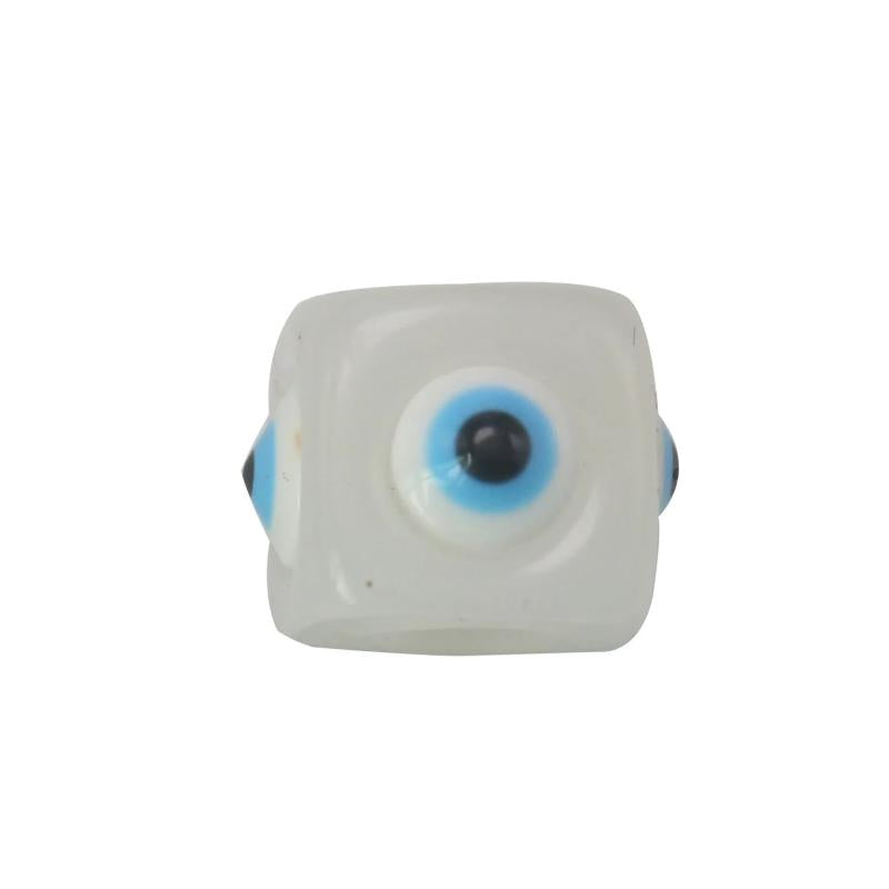 Resin Evil Eye Charm Beads Colorful Eyes For Jewelry Making 5pcs