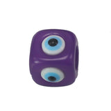 Resin Evil Eye Charm Beads Colorful Eyes For Jewelry Making 5pcs