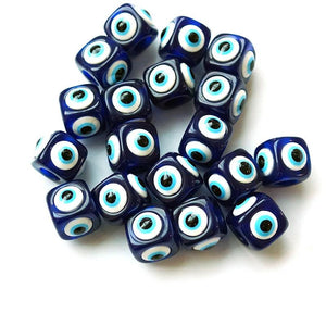 Meibeads 16MM Evil Eye Resin Spacer Beads Jewelry Making Diy 5pcs