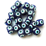 Meibeads 16MM Evil Eye Resin Spacer Beads Jewelry Making Diy 5pcs