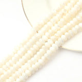 4x6mm Shell Spacer Beads Natural Freshwater Abacus DIY Bracelet Gift