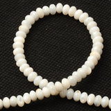 4x6mm Shell Spacer Beads Natural Freshwater Abacus DIY Bracelet Gift