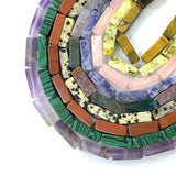 4x13mm Amethyst Natural Stone Beads for DIY Jewelry Making 15 Inches