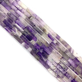 4x13mm Amethyst Natural Stone Beads for DIY Jewelry Making 15 Inches