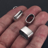 10pcs 316L Stainless Steel Large Hole Spacer Beads for DIY Bracelet