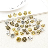 30pcs Tibetan Silver Fish Spacer Charm Beads for DIY Jewelry Making