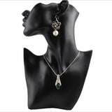Jewelry Stand Organizer Mannequin Display Bust Necklace Pendants Model