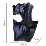 Jewelry Stand Organizer Mannequin Display Bust Necklace Pendants Model