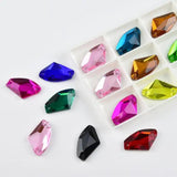 Sew-on Rhinestones AX Glass Crystal 2-Hole Flatback Galactic Sewing Rhinestone