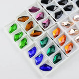 Sew-on Rhinestones AX Glass Crystal 2-Hole Flatback Galactic Sewing Rhinestone
