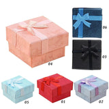 24pcs Dark Jewelry Boxes Earring Necklace Organizers Dustproof Containers