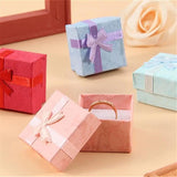 24pcs Dark Jewelry Boxes Earring Necklace Organizers Dustproof Containers