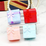 24pcs Dark Jewelry Boxes Earring Necklace Organizers Dustproof Containers