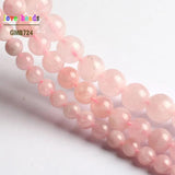 Madagascar Rose Quartz Bead Round Loose Beads 15