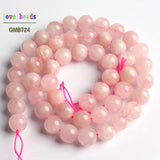 Madagascar Rose Quartz Bead Round Loose Beads 15