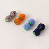 2PCS Raspberry Glass Beads Pendant for Jewelry Making