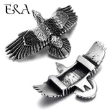 Metal Slide Eagle Bead Charms for Leather Bracelet DIY