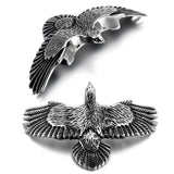 Metal Slide Eagle Bead Charms for Leather Bracelet DIY