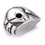 4pcs Stainless Steel Hero Helmet Beads DIY Men Bracelet Charms