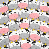 Chengkai 10pcs Silicone Cow Beads for DIY Baby Teething Necklace Sensory Toy