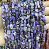 5-12mm Natural Charoite Purple Beads for Jewelry Making