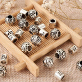 12pc Zodiac Sign Spacer Beads Constellations Pattern European Beads