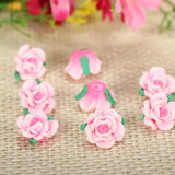 50pc 13mm Resin Rose Flowers Beads Diy Jewelry Making