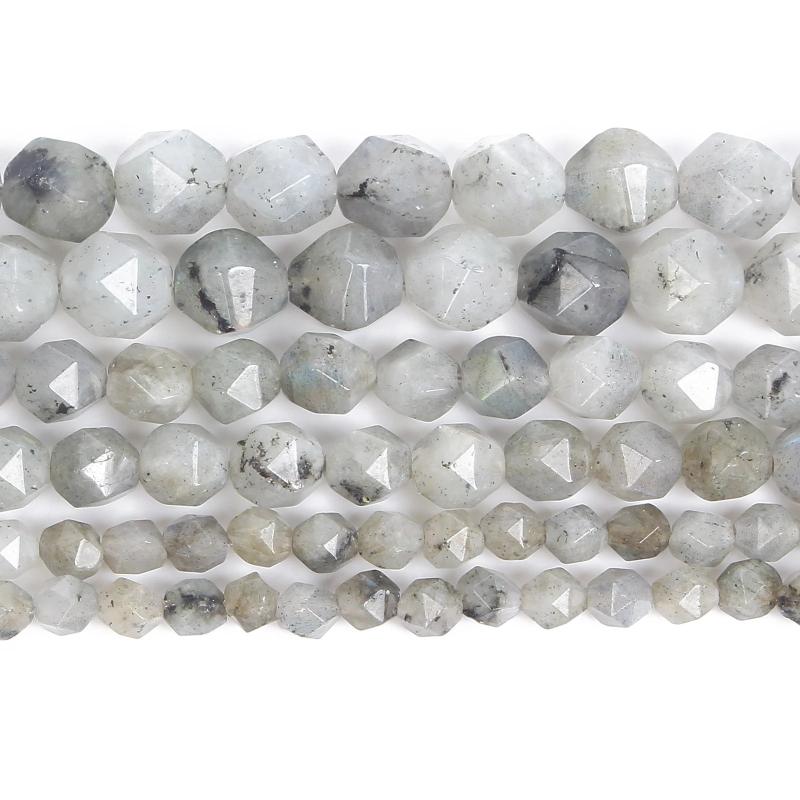 Labradorite Faceted Stone Beads 6/8/10MM