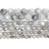 Labradorite Faceted Stone Beads 6/8/10MM