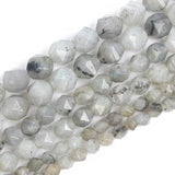 Labradorite Faceted Stone Beads 6/8/10MM
