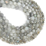 Labradorite Faceted Stone Beads 6/8/10MM