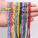 Natural Hematite Beads 5x2mm 2 Holes Rhombus Spacer DIY Bracelets